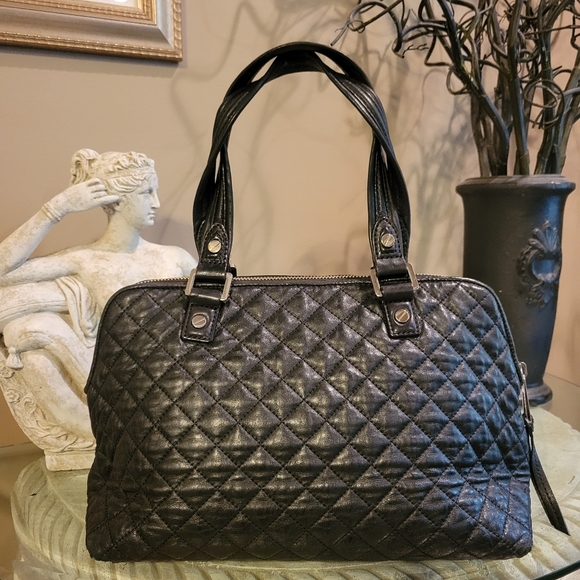 L A.M.B. by Gwen Stefani Quilted Leather Shoulder Hand Bag #204 - Picture 5 of 15